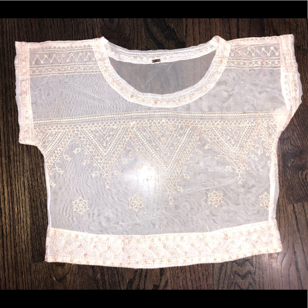 🎀 Women’s Sheer Free People Top